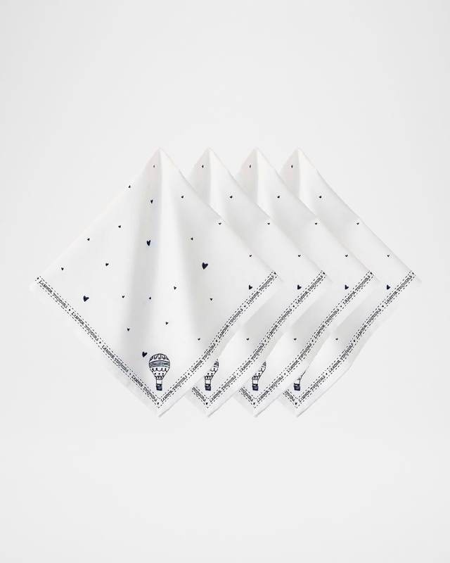 L'Amour Toujours Napkins, Set of 4