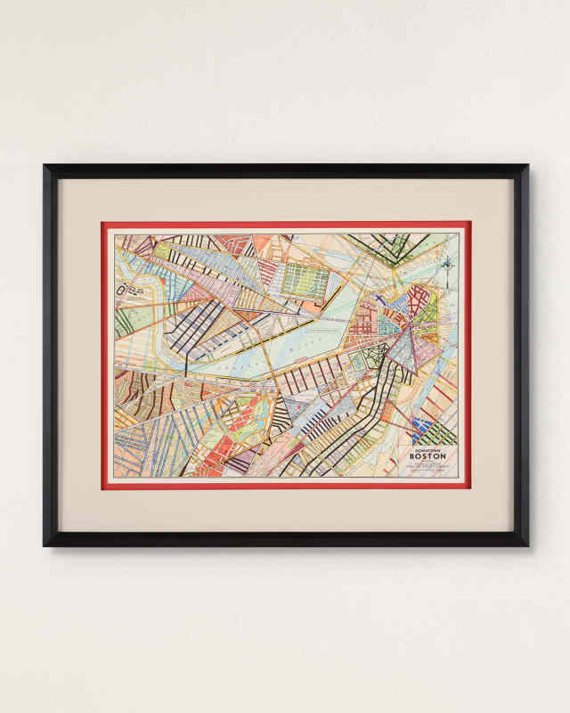 "Colorful Maps I" Print