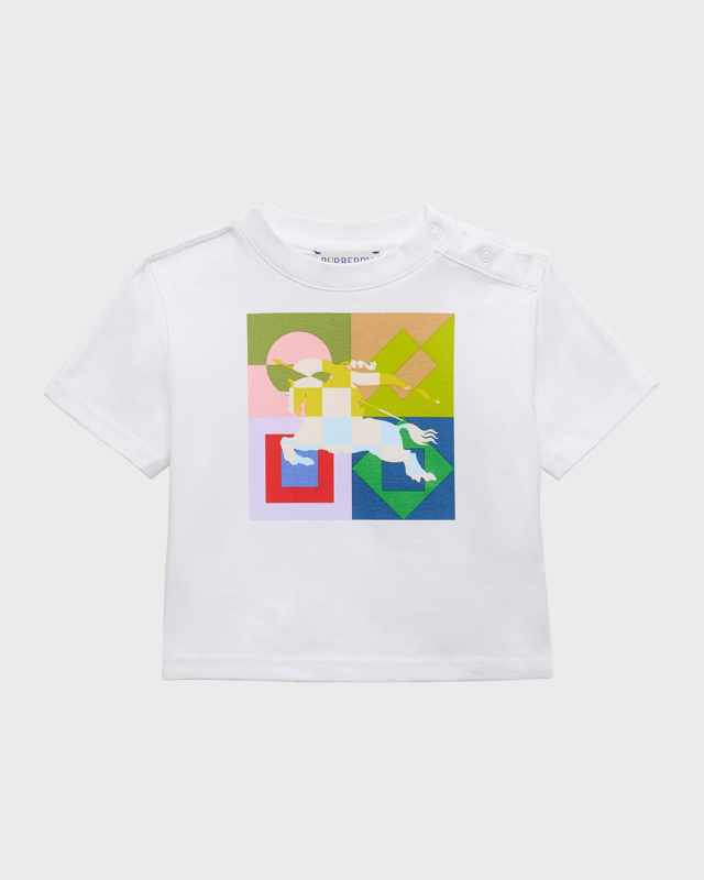 Boy's Cedar Geo Graphic Raglan Short-Sleeve T-Shirt, Size 6M-2