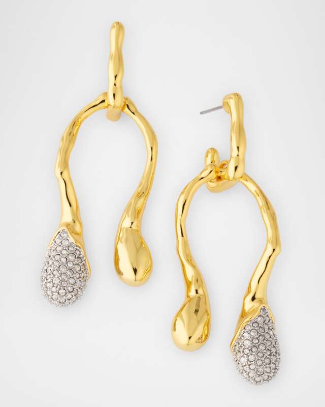 Solanales Crystal Mobile Earrings