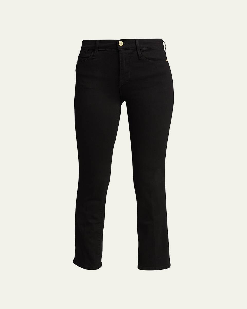 Le High Straight-Leg Cropped Jeans