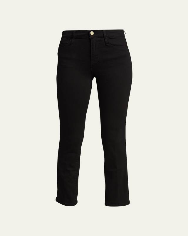 Le High Straight-Leg Cropped Jeans