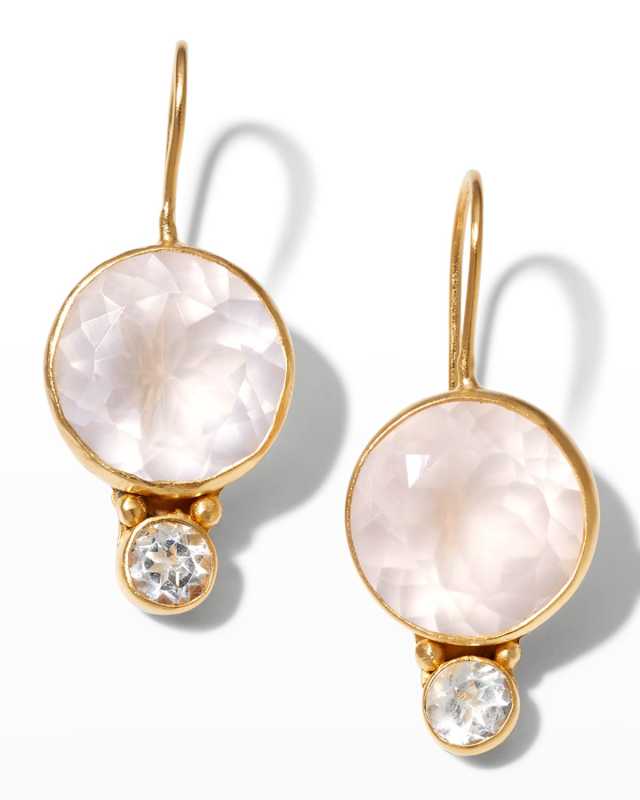 Rose Quartz Midi Earrings