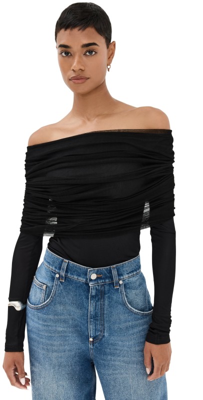 Christopher Esber Sonora Veiled Top Black