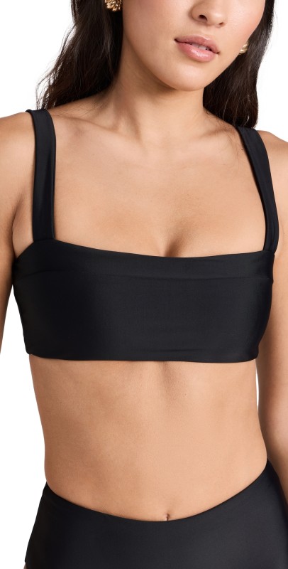 JADE Swim Coast Bikini Top Black