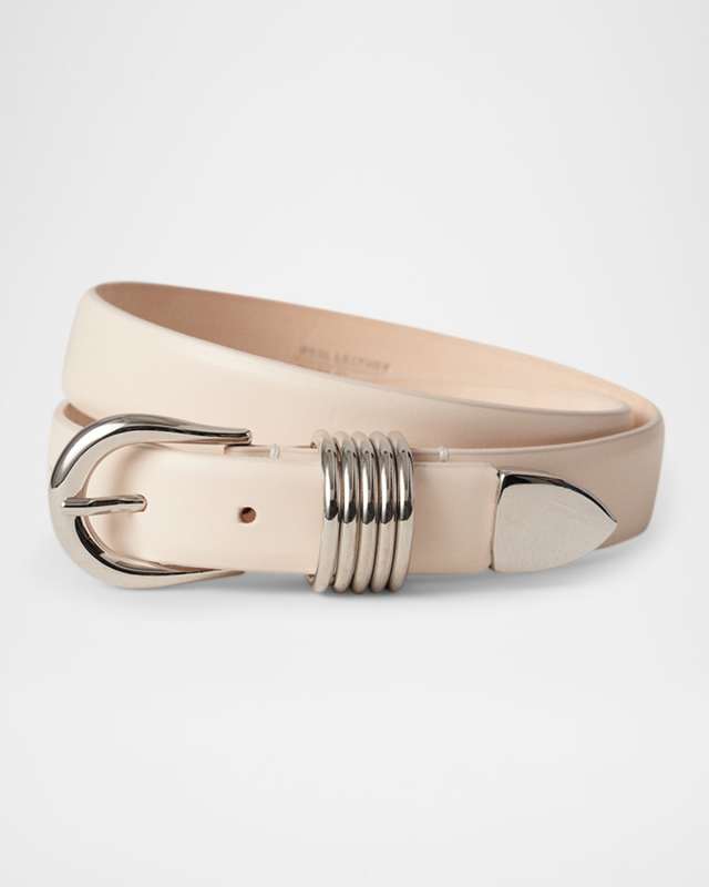 Hollyhock Leather Belt