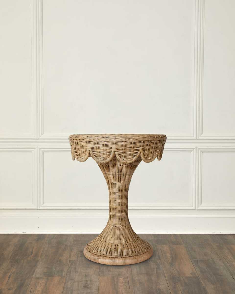 Orla Scallop-Edge Side Table