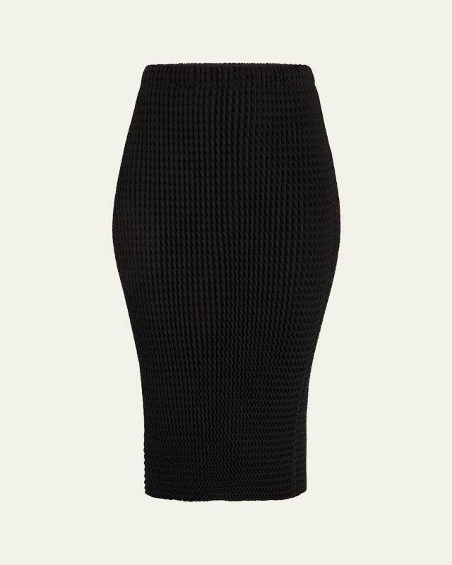 Spongy Bk 46 Body-Con Midi Skirt