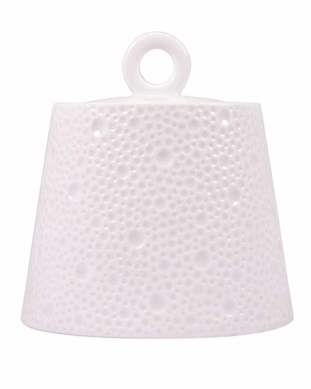 Ecume White Sugar Bowl, 8.5 oz