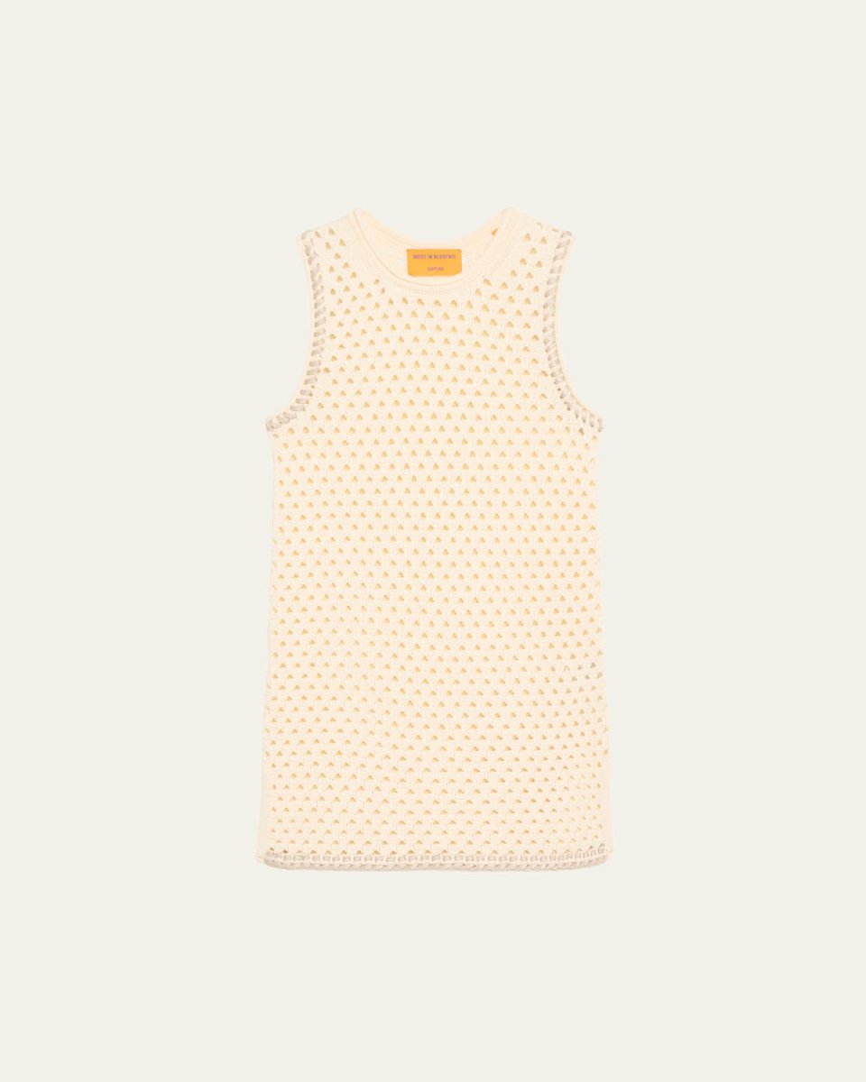 Sleeveless Mesh Tunic