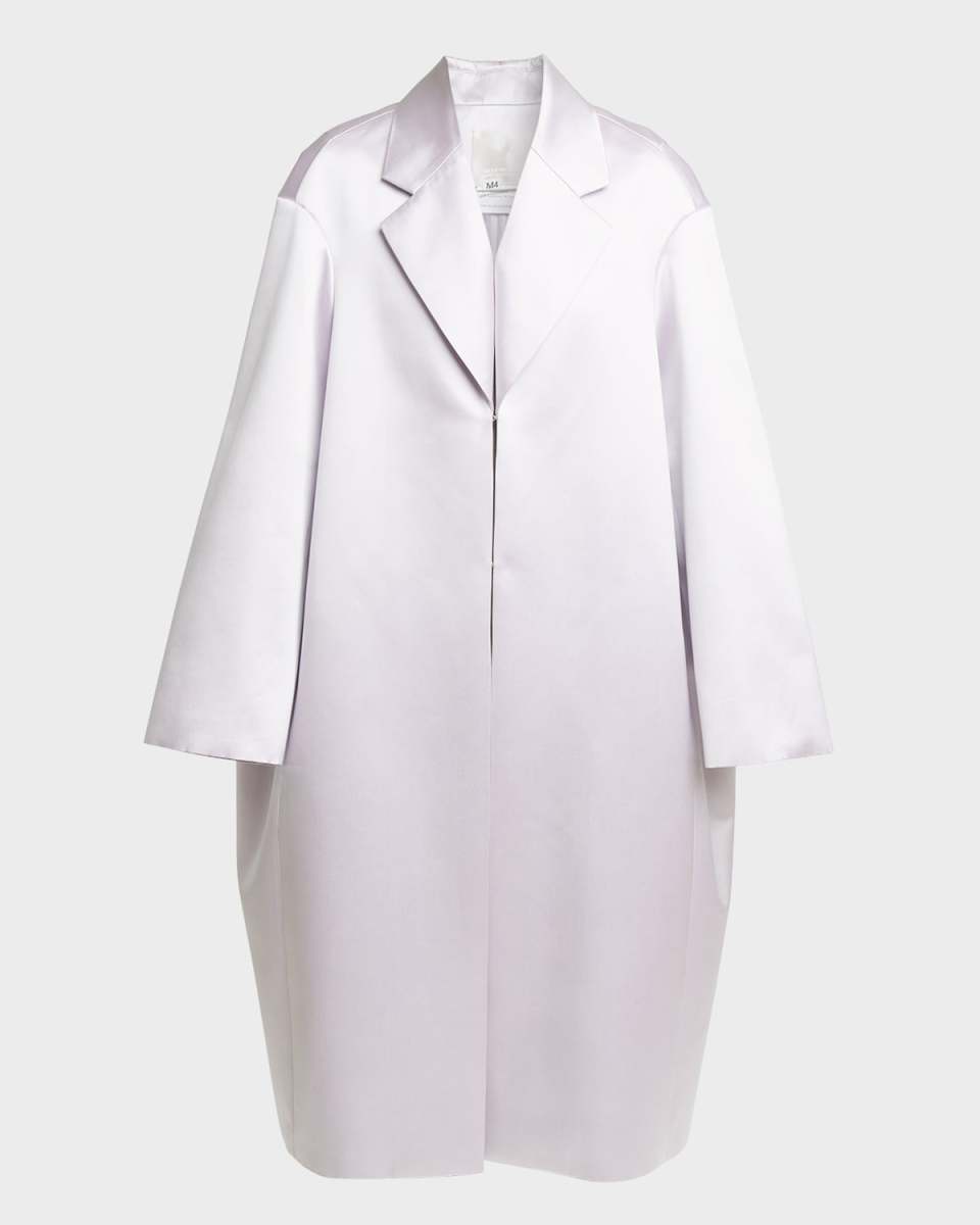 Lighter Oversized Cocoon Silk Coat