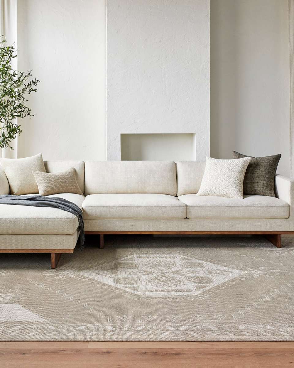 Johannes Hand-Knotted Rug, 5' x 8'
