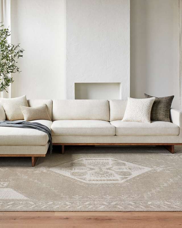 Johannes Hand-Knotted Rug, 5' x 8'