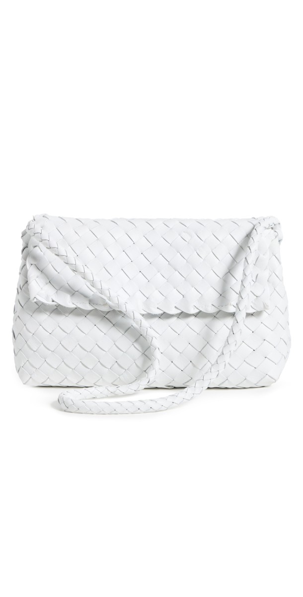 Loeffler Randall Billie Flap Shoulder Bag White