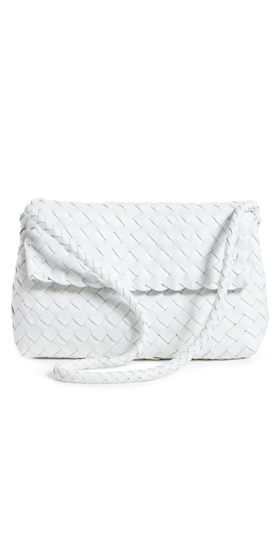 Loeffler Randall Billie Flap Shoulder Bag White