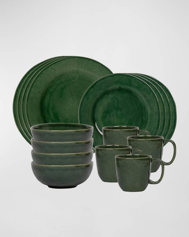 Puro Basil 16-Piece Place Setting