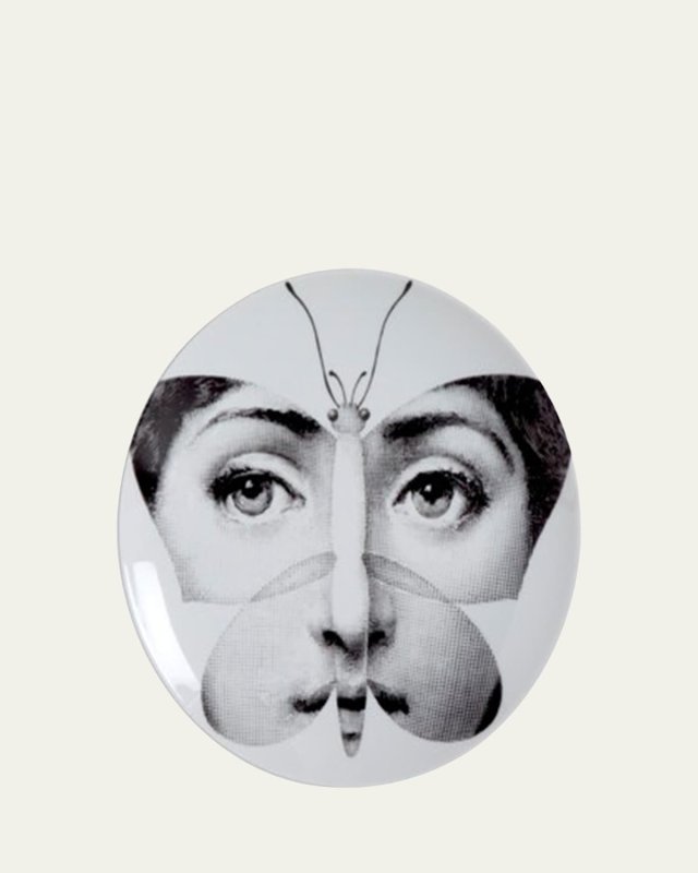 Tema E Variazioni n. 96 Butterfly Face Wall Plate