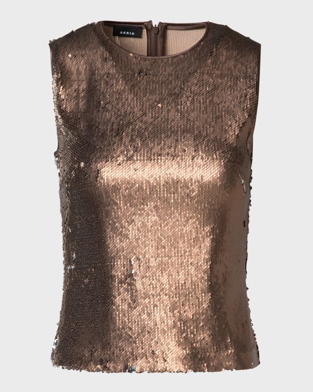 Bi-Color Sequin Top