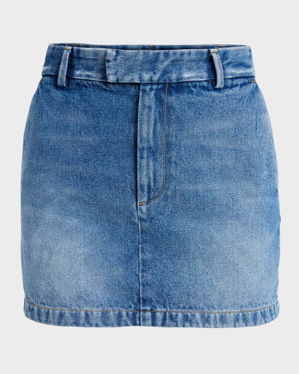 Lula Denim Mini Skirt
