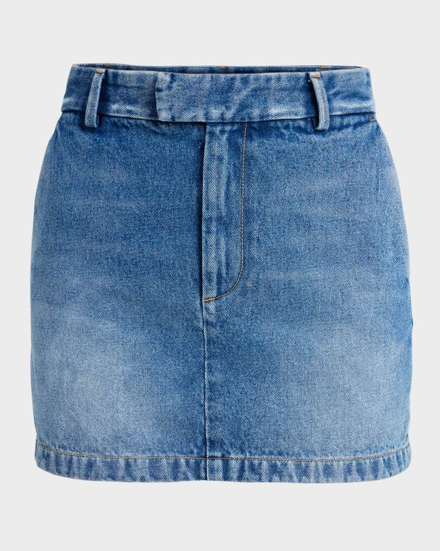 Lula Denim Mini Skirt