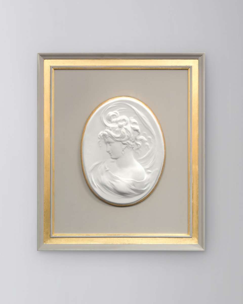 "French Nouveau II" Framed Cameo Wall Art
