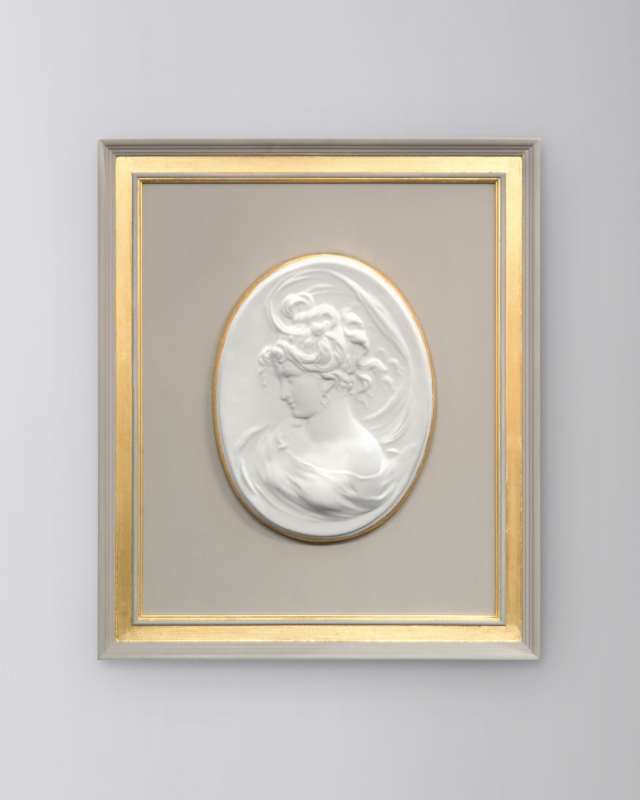 "French Nouveau II" Framed Cameo Wall Art