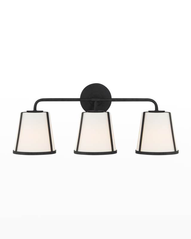 Fulton 3-Light Antique Gold Bathroom Vanity