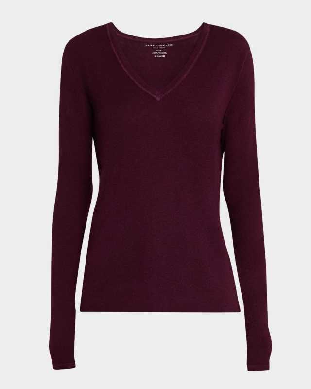 Machine Washable Cashmere V-Neck Pullover