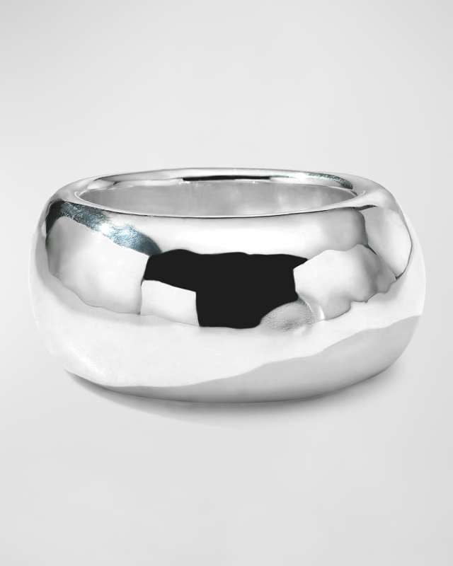 925 E. F. Classico Wide Big Band Ring, Size