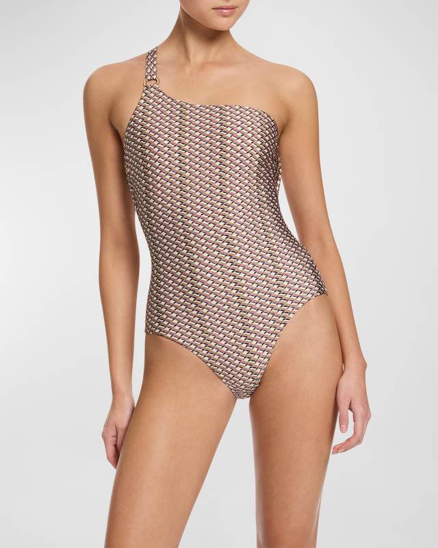 Infinity One-Shoulder One-Piece Swimsuit