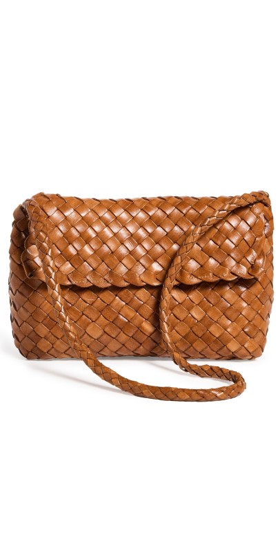 Loeffler Randall Billie Flap Shoulder Bag Timber
