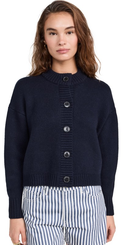 FRAME Chunky Femme Cardi Navy