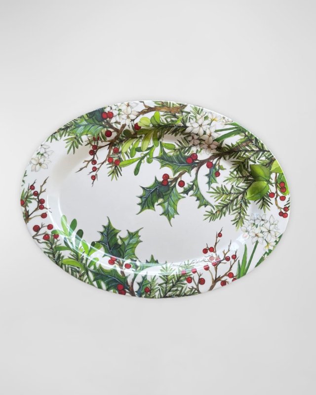 Balsam/Berries Oval Platter