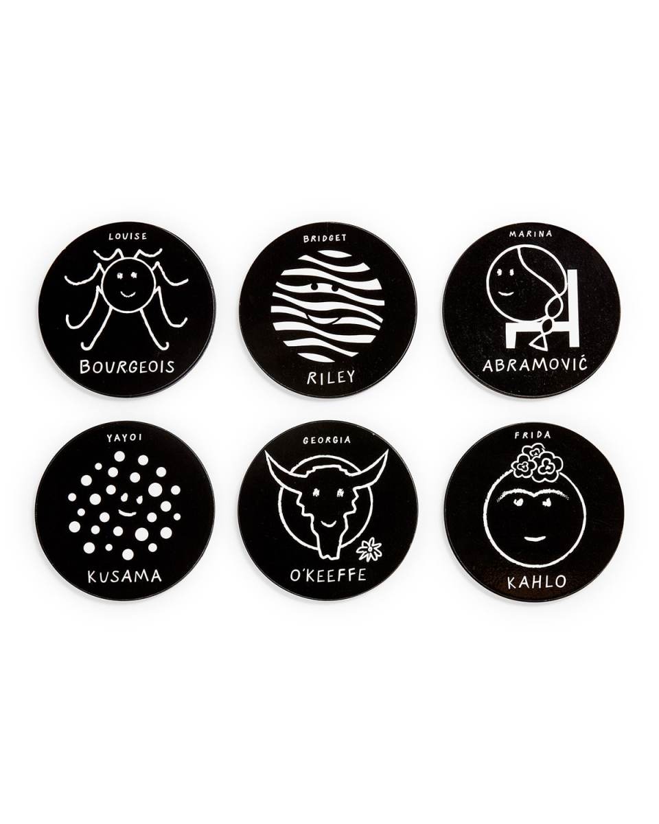 Herstory of Art Coasters, Set of 6