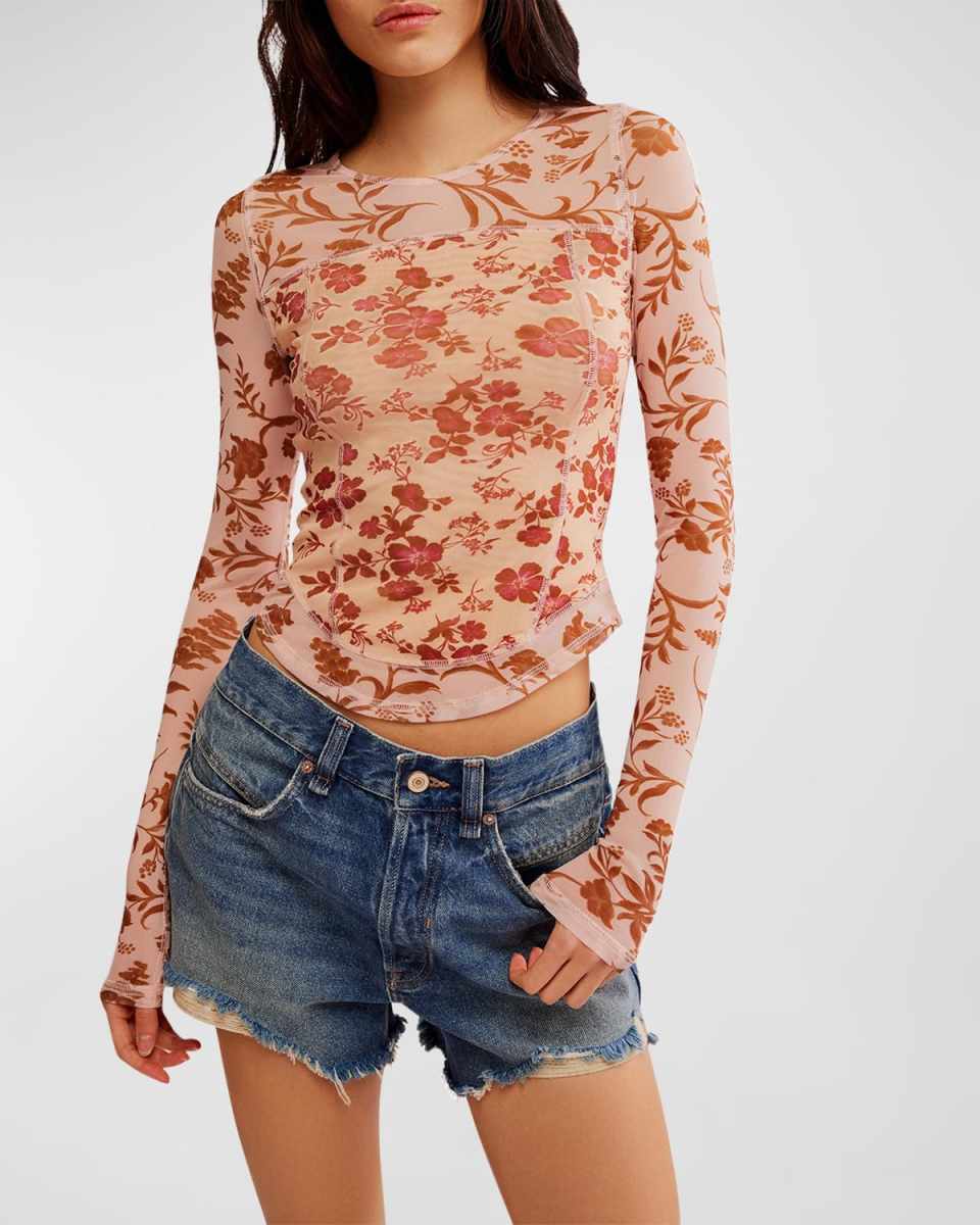 Betty's Garden Long-Sleeve Top