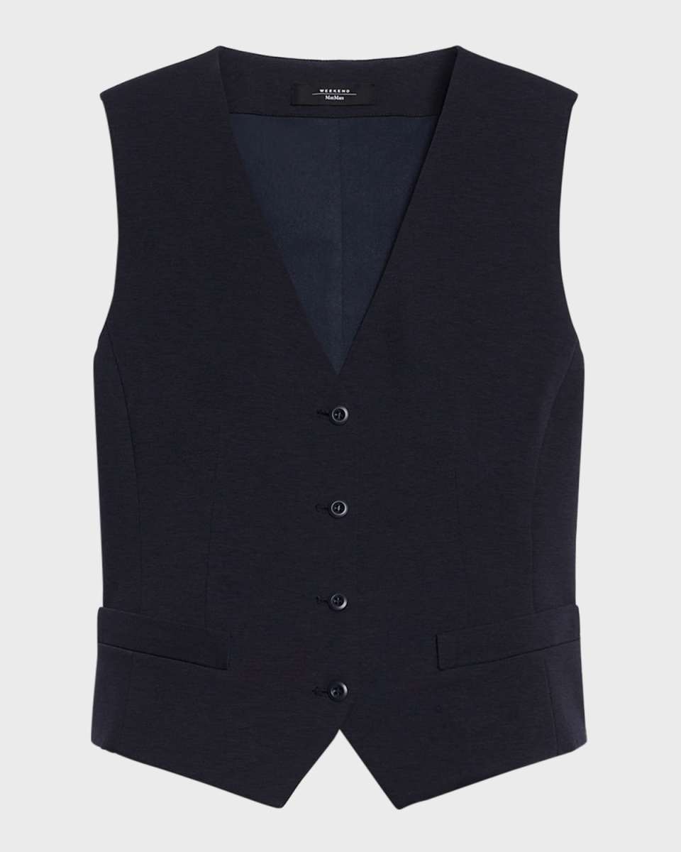 Aria Tailored Button-Down Vest