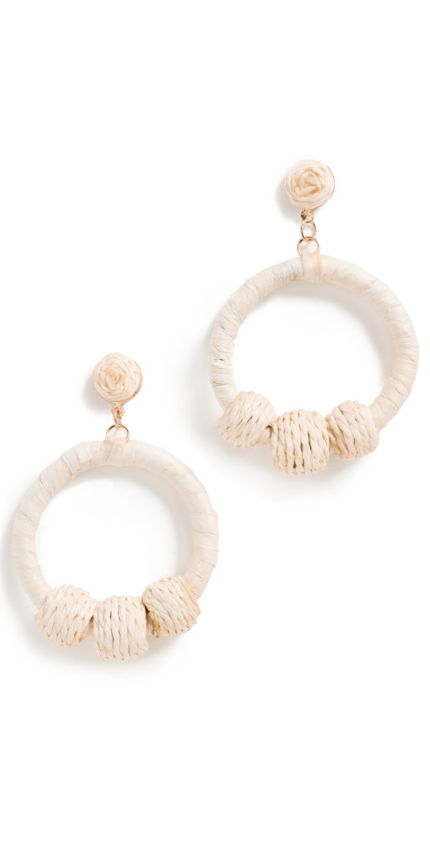 SHASHI Ayanna Earrings Tan