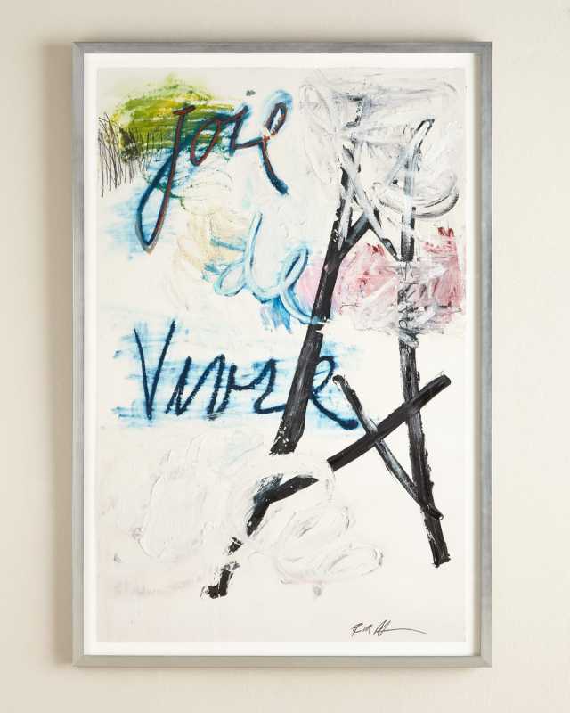 "Paris" Abstract Giclee on Paper Wall Art