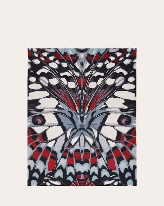 Painted Lady Hand-Knotted Rug, 6' x 9'
