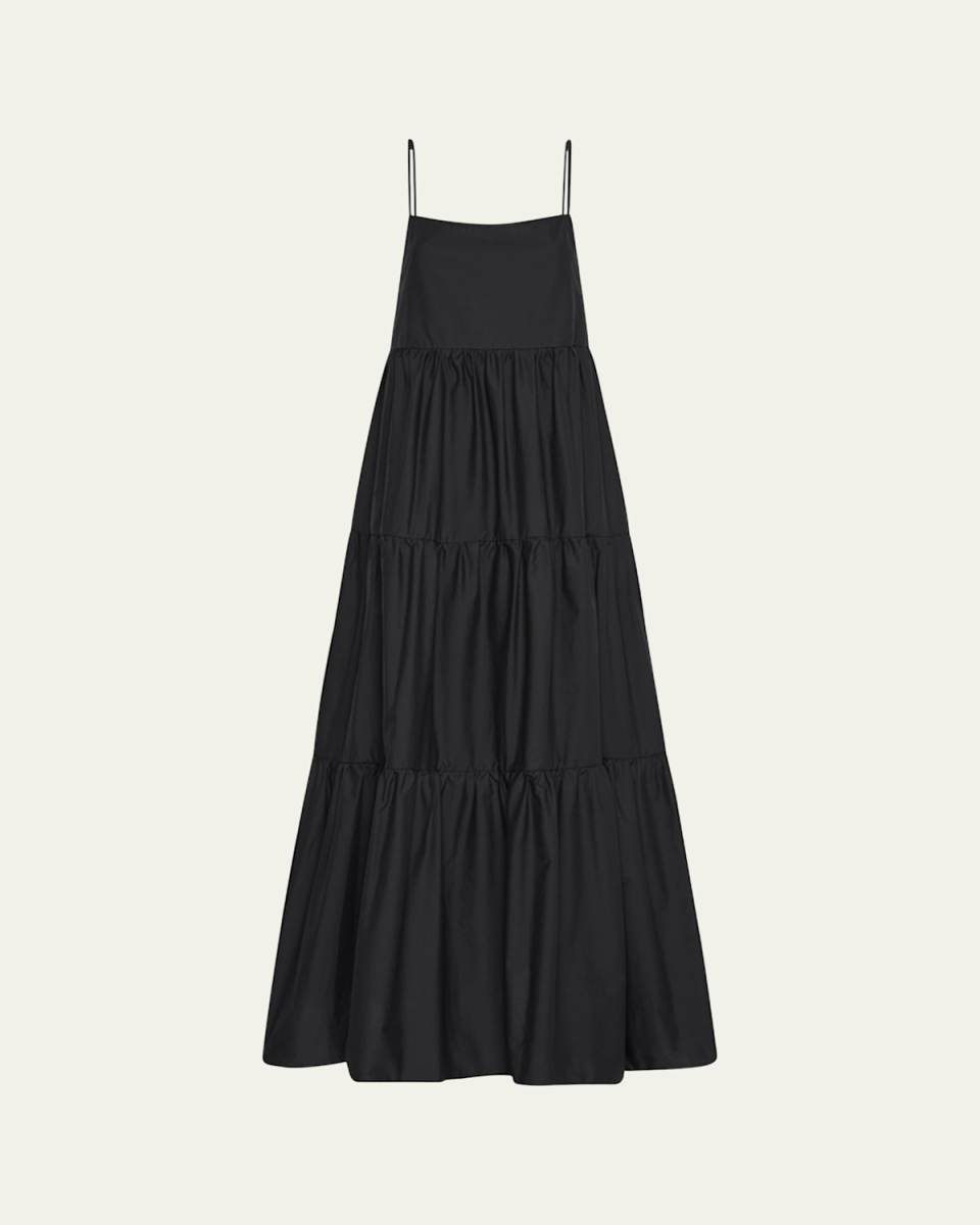Tiered Low-Back Maxi Sundress