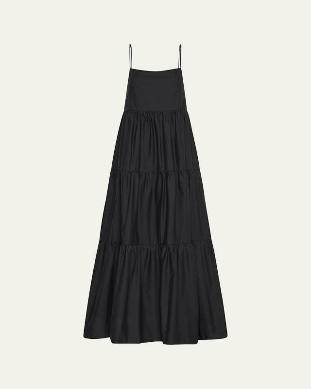 Tiered Low-Back Maxi Sundress