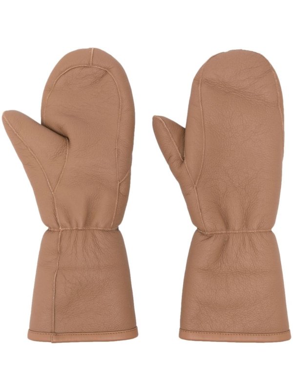 shearling-lining mittens