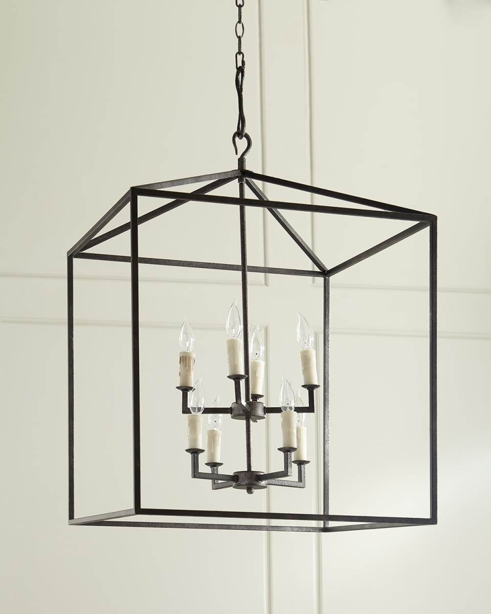 Blackened Iron Cage Lantern