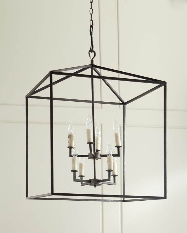 Blackened Iron Cage Lantern
