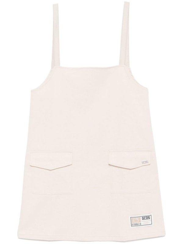 gabardine mini dress