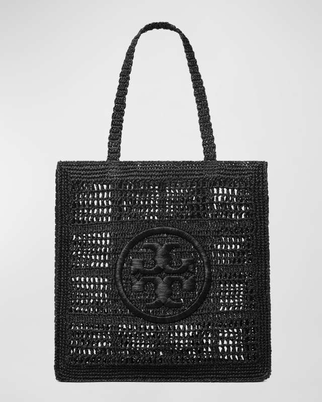Ella Crochet North-South Tote Bag