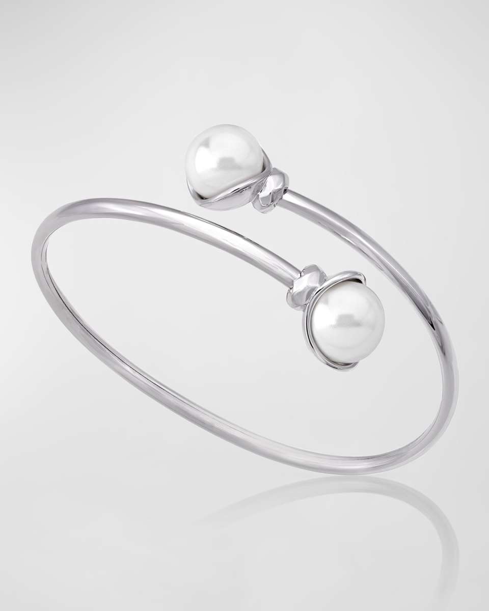 Alina Pearl Bypass Bracelet