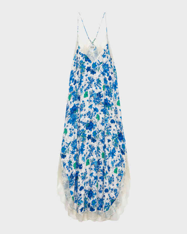 Garden Flowers Ristyl Crepe Slip Dress