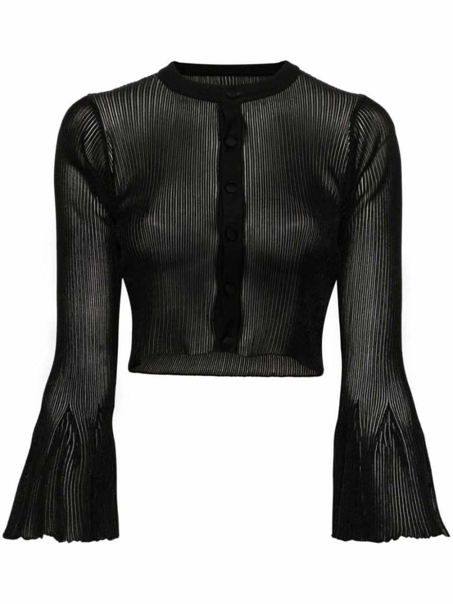 bell-sleeves cardigan