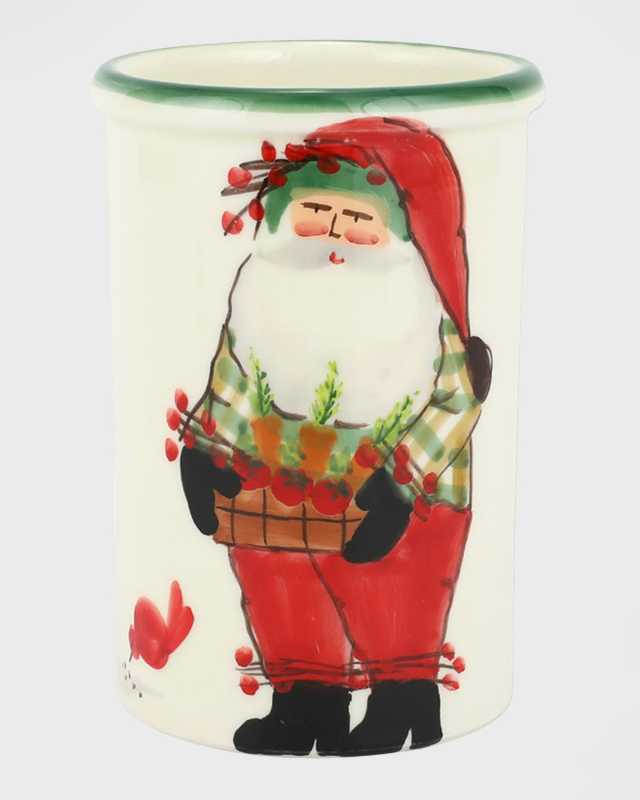 Old St. Nick Utensil Holder